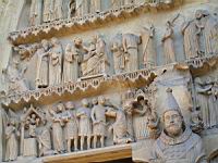 Reims - Cathedrale - Porche nord, Portail des Saints (04)